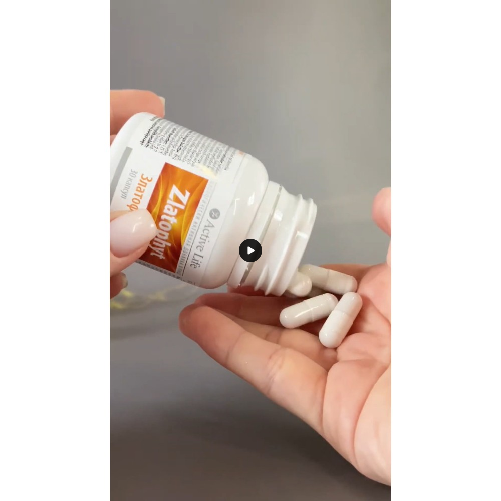 Maisto papildas Zlatophyt 11,70 g (30 kapsulių po 390 mg) 
