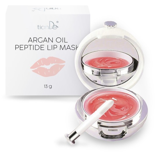 Peptidų kaukė lūpoms su arganų aliejumi, 13 g,