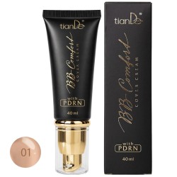 BB-Comfort maskuojamasis kremas su PDRN, 40 ml. (tonas 01) Vanilla