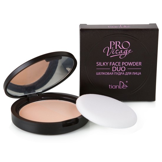 Šilkinė pudra veidui Duo iš PRO Visage 10 g.