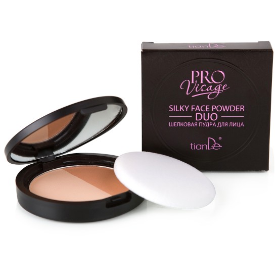 Šilkinė pudra veidui Duo iš PRO Visage 10 g.