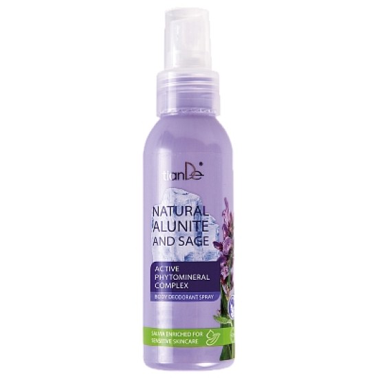 Natūralus dezodorantas – purškiklis “Alunitas ir Šalavijas” 100 ml.