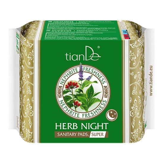 Naktiniai higieniniai įklotai su vaistažolėmis „Nefrito energija“ 10 vnt. 