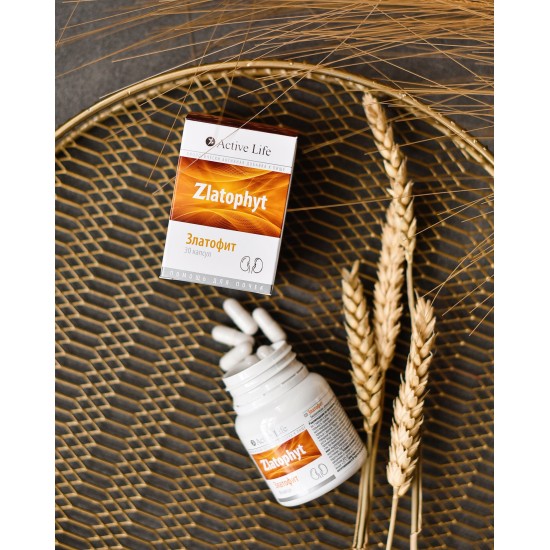 Maisto papildas Zlatophyt 11,70 g (30 kapsulių po 390 mg) 