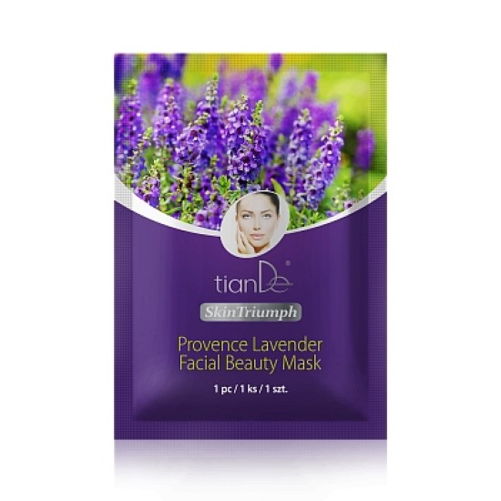 Grožio kaukė veidui "Lavenda Provence" 1 vnt.
